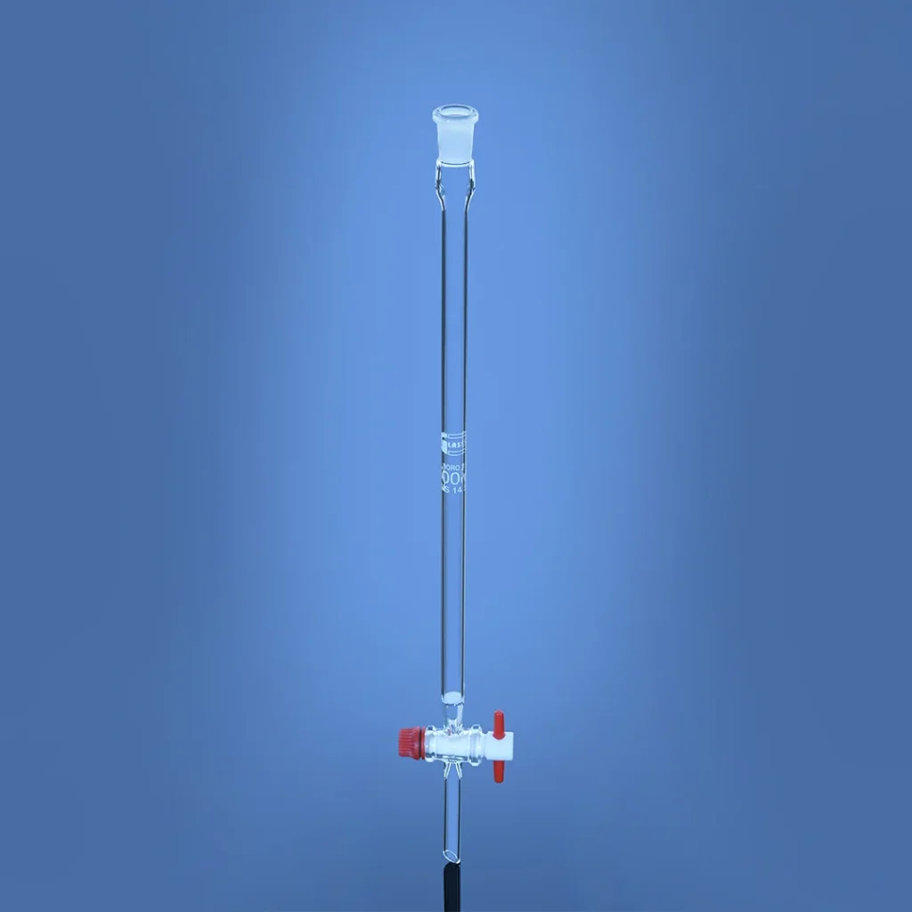 Колонка хроматографическая со стеклянным фильтром и PTFE краном